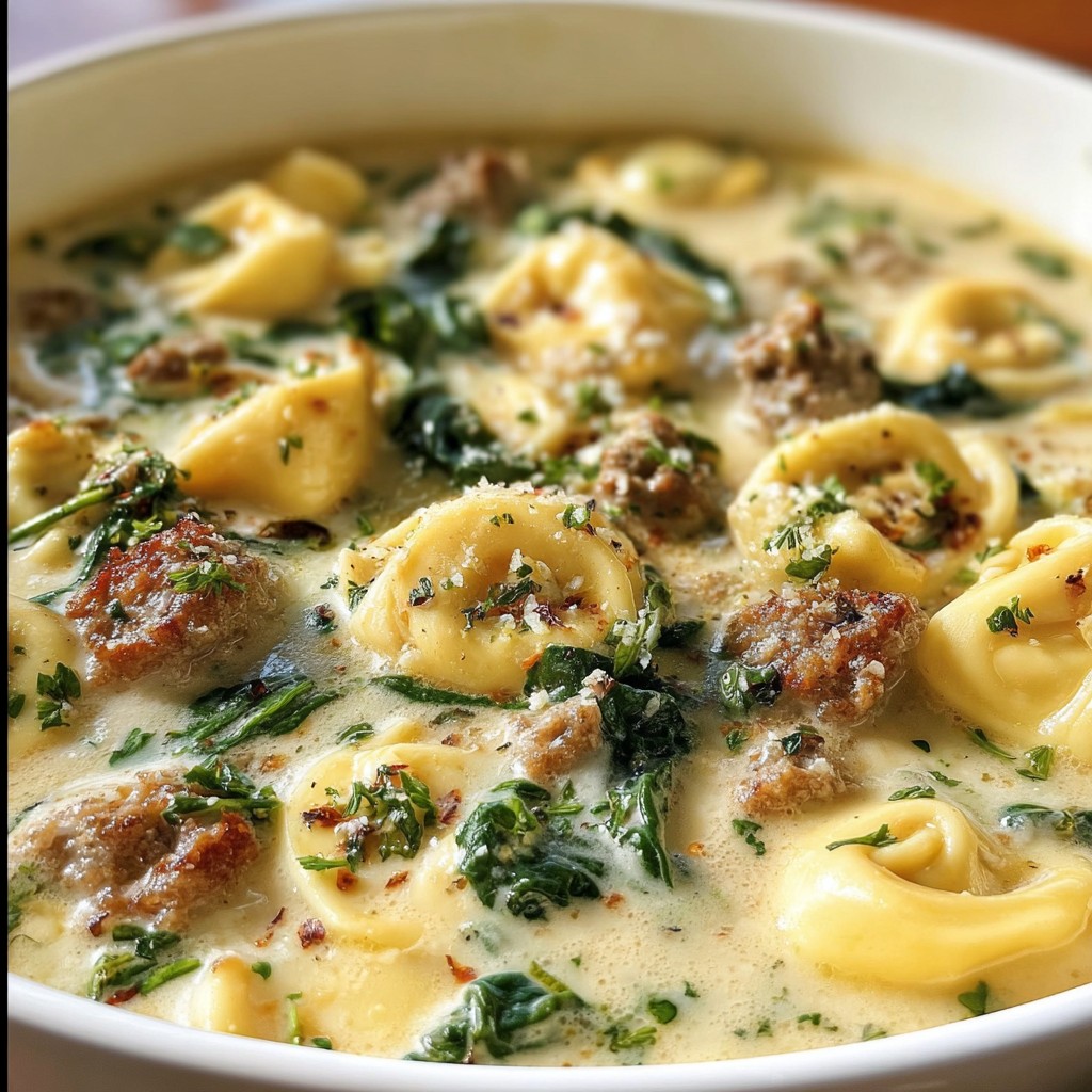 Italian Sausage & Tortellini Soup – Easy & Satisfying
