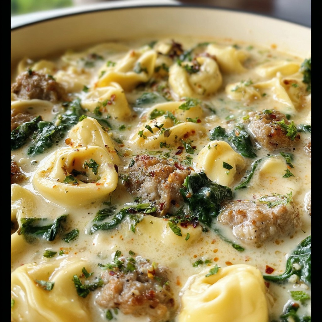 Italian Sausage & Tortellini Soup – Easy & Satisfying
