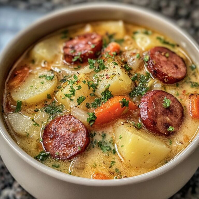 Kielbasa Potato Soup – Smoky, Creamy & Hearty