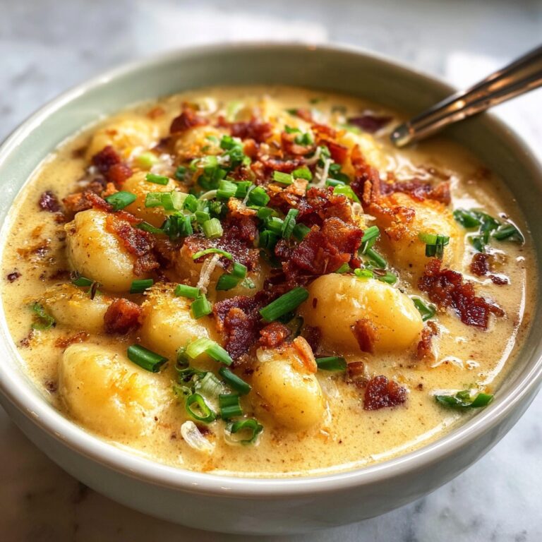 One-Pot Bacon Cheddar Gnocchi Soup – Cozy Dinner Recipe Idea