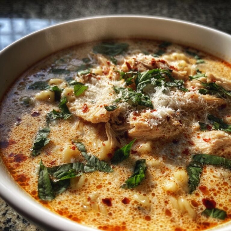 One-Pot Creamy Chicken Parmesan Soup – Weeknight Dinner Idea