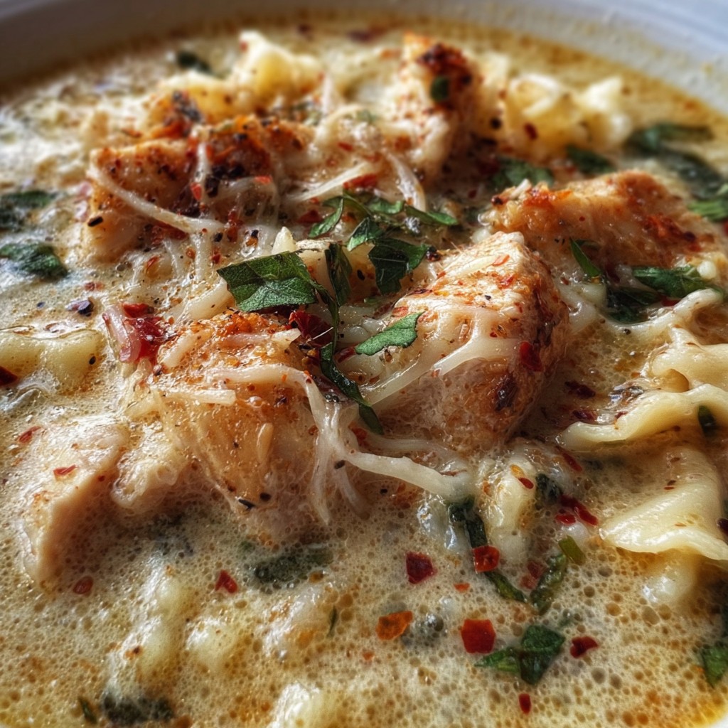 One-Pot Creamy Chicken Parmesan Soup – Weeknight Dinner Idea