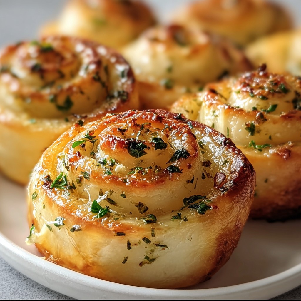 Savory Swirl Rolls with Garlic & Herbs – A Cozy Side Dish Idea