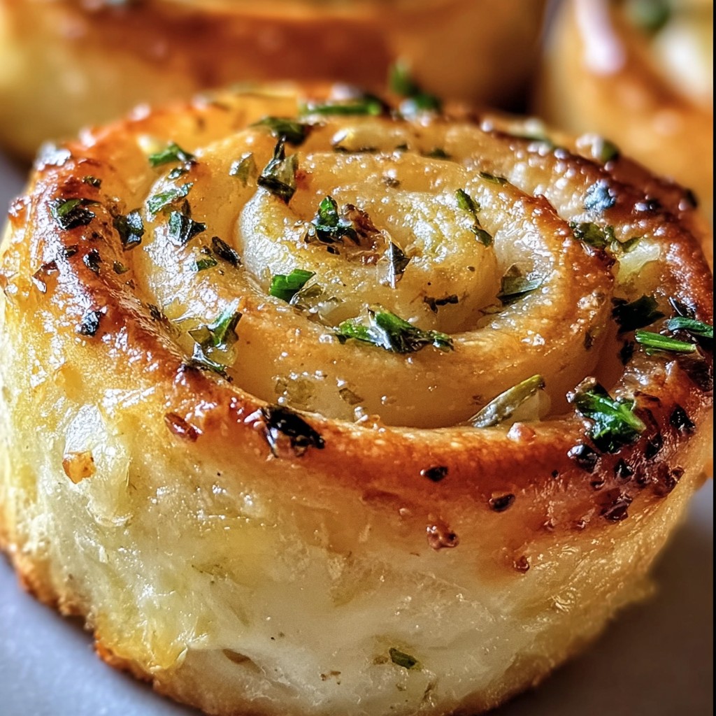 Savory Swirl Rolls with Garlic & Herbs – A Cozy Side Dish Idea