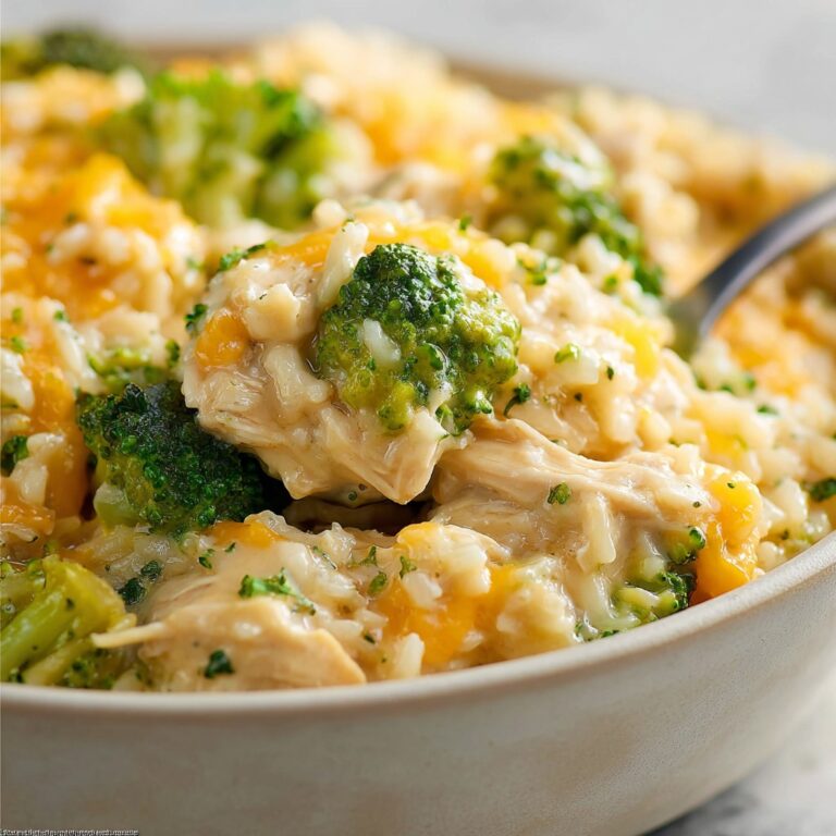 Slow Cooked Chicken, Rice, and Broccoli with Cheddar Cheese – My Homemade Recipe