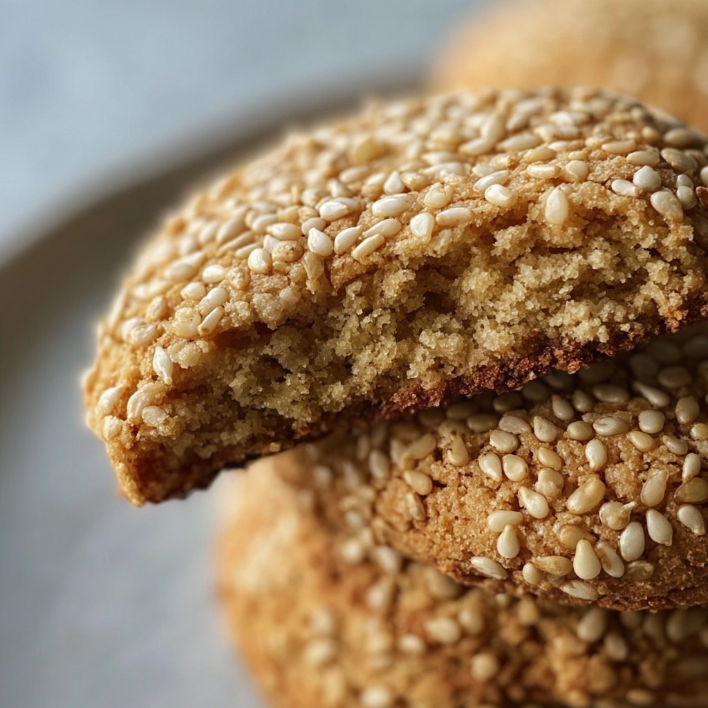 Soft Sesame Tahini Cookies – A Unique Twist on Classic Cookies