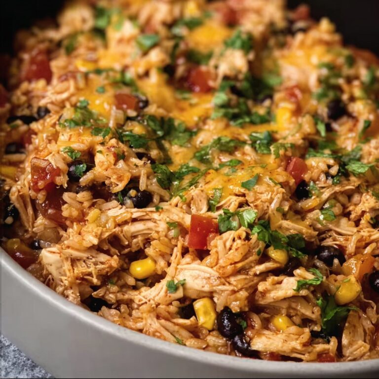 Southwest Crock Pot Chicken and Rice