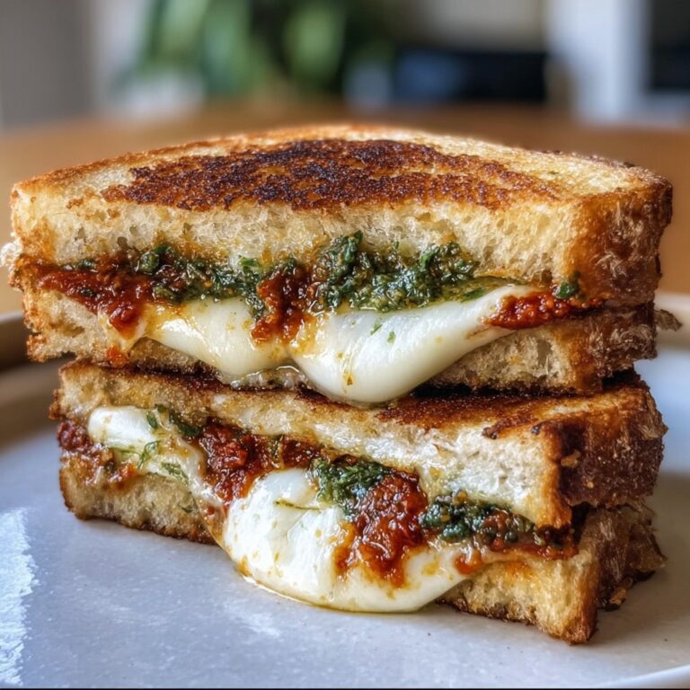 Sun-Dried Tomato Pesto Grilled Cheese – A Bold Twist on a Classic