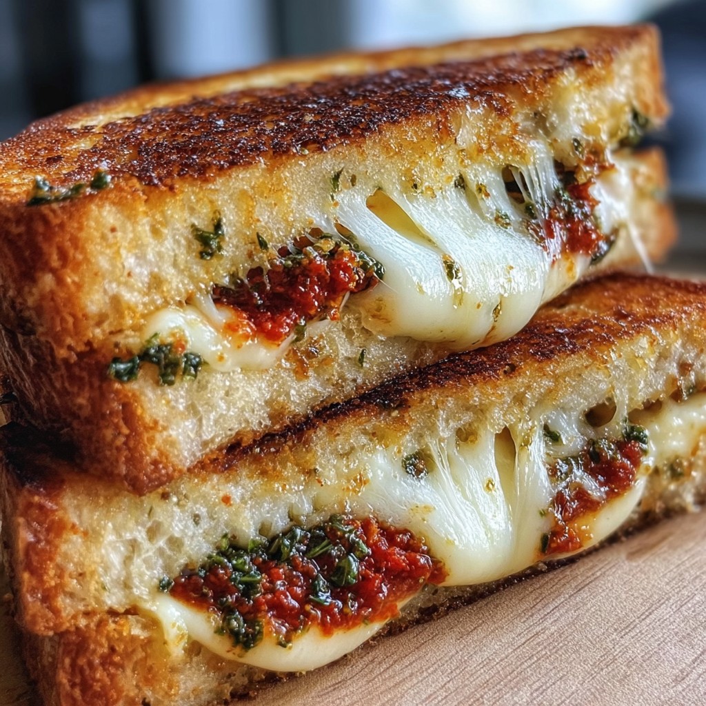 Sun-Dried Tomato Pesto Grilled Cheese – A Bold Twist on a Classic