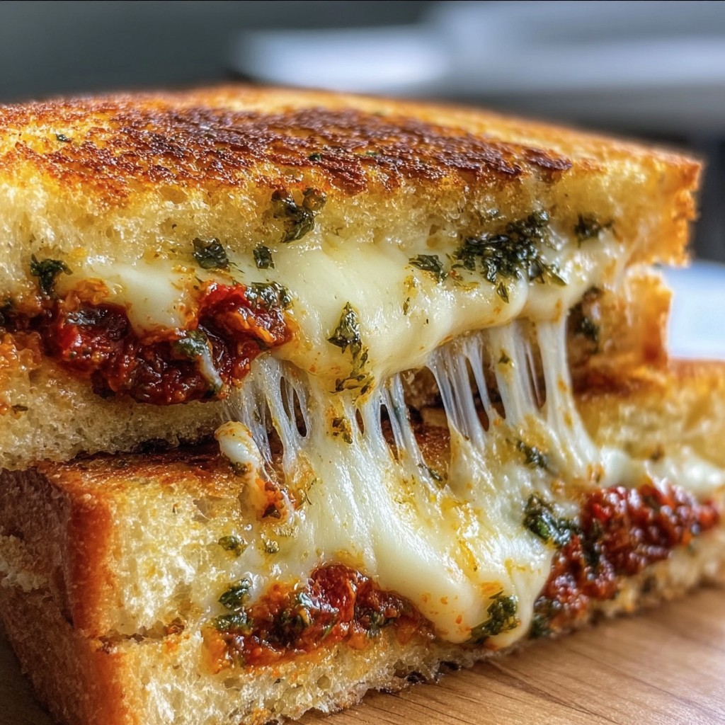 Sun-Dried Tomato Pesto Grilled Cheese – A Bold Twist on a Classic