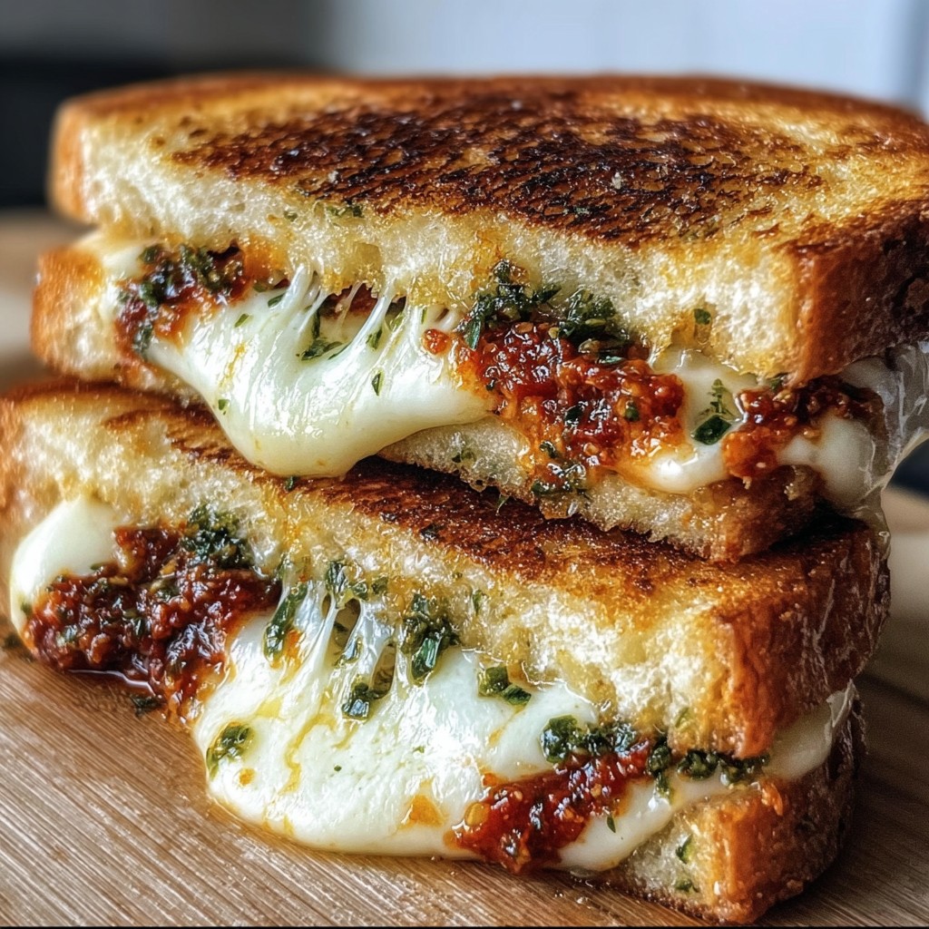 Sun-Dried Tomato Pesto Grilled Cheese – A Bold Twist on a Classic
