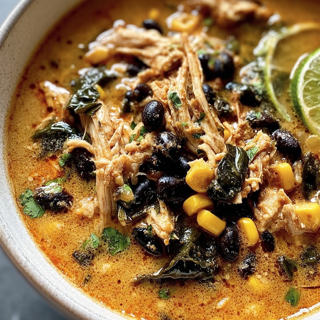 Tex-Mex Chicken & Black Bean Soup – Bold & Cozy