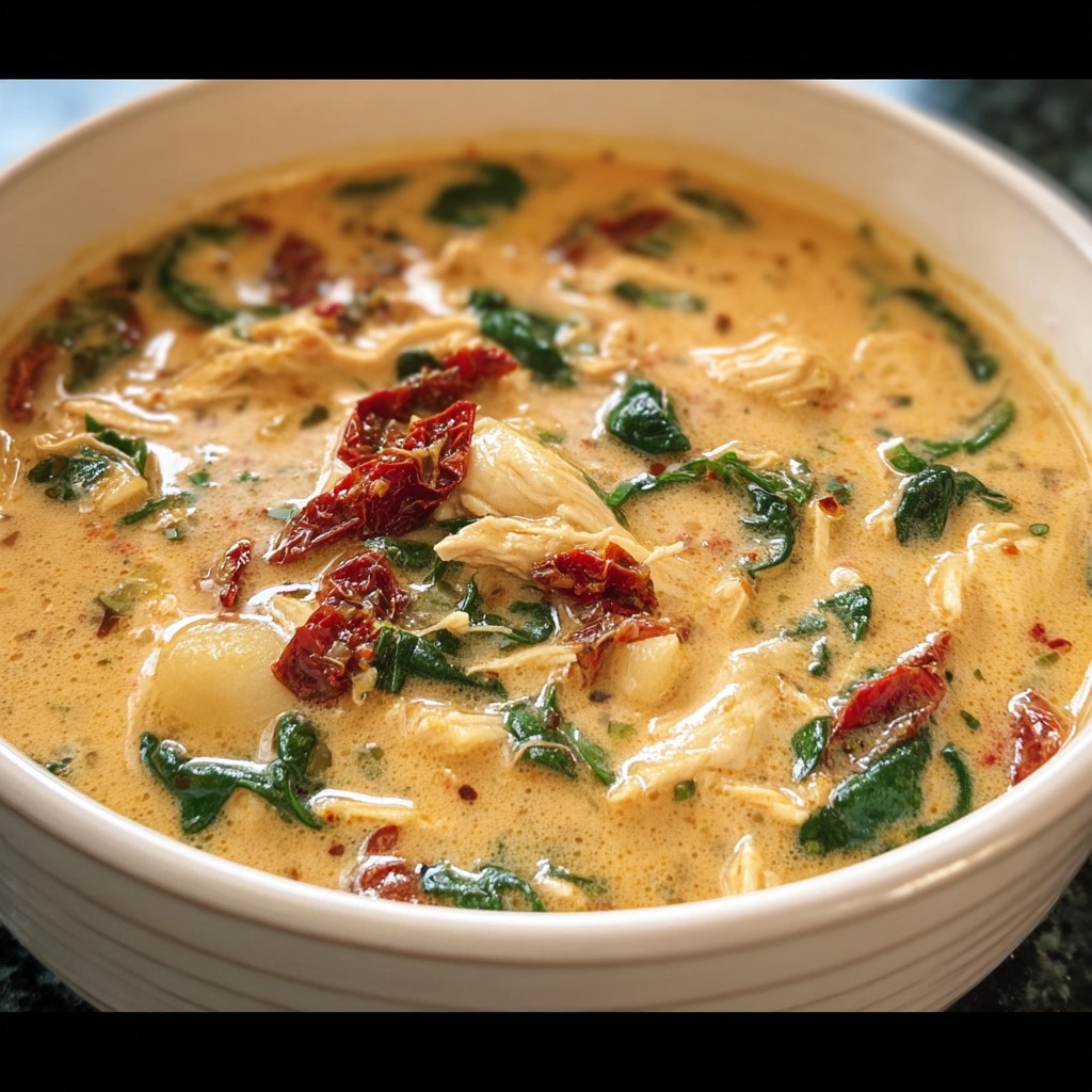 Tuscan Marry Me Chicken Soup – Creamy, Rich & Irresistible