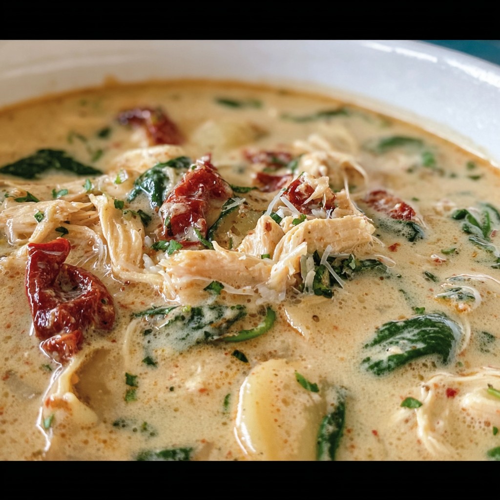 Tuscan Marry Me Chicken Soup – Creamy, Rich & Irresistible